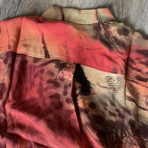 Da-Nang 100% Silk Long Sleeve Tunic Multiple Sizes Available - Picture 13 of 14